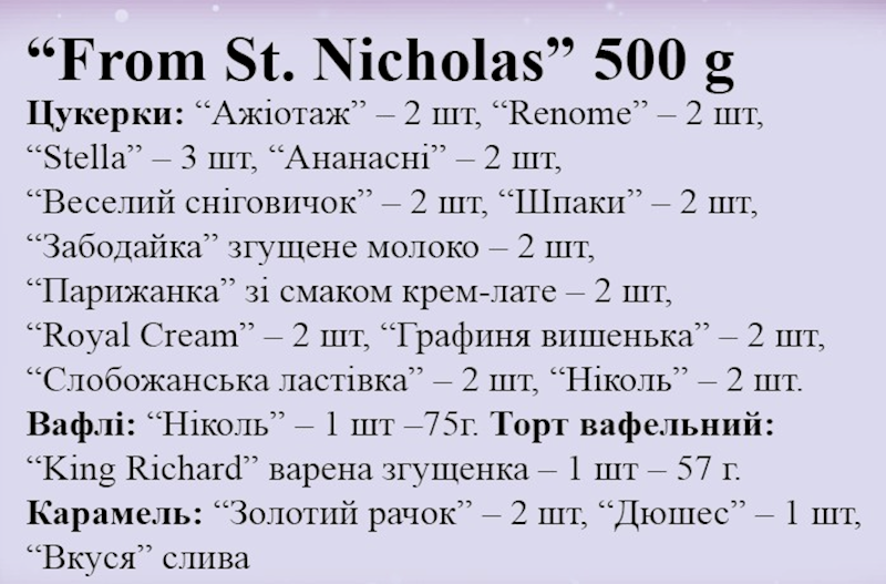 Biscuit Chocolate, "St. Nicholas" Holiday Candy Assortment Gift Set, 500g/17.64oz (Pack of 6)
