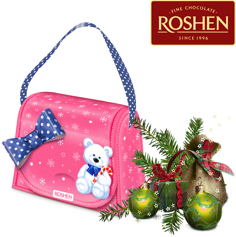 Roshen, "Girl's Handbag" Holiday Candy Assortment Gift Set, 330g/11.64oz (Pack of 8)