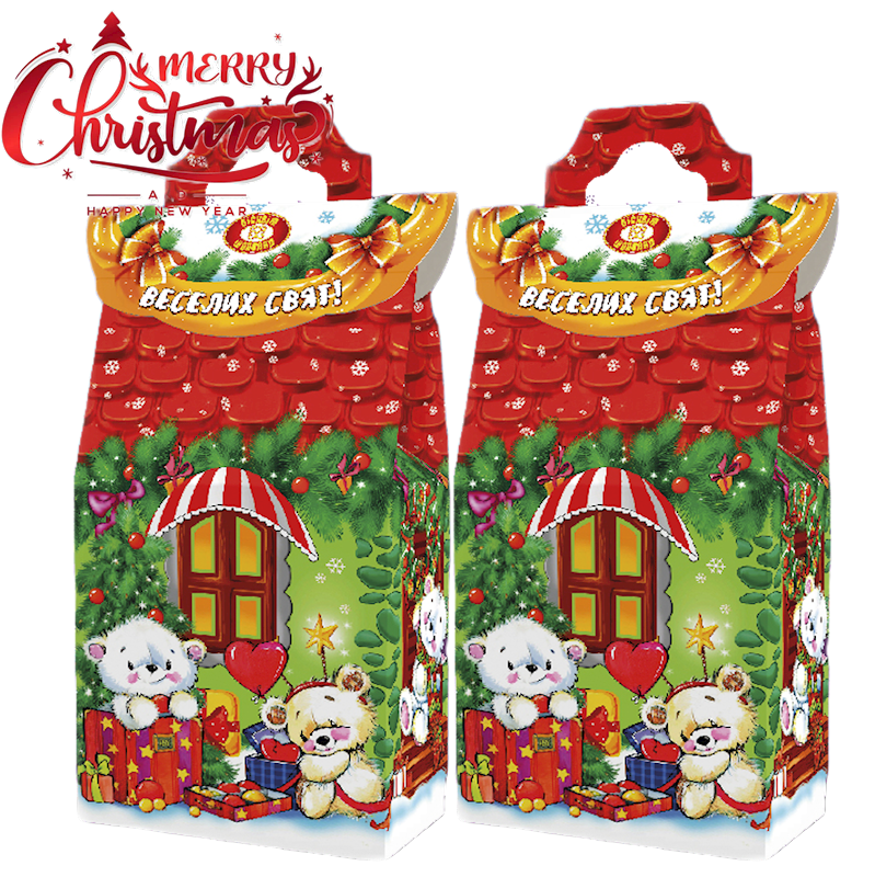 Biscuit Chocolate, "Holiday" Holiday Candy Assortment Gift Set, 350g/12.35oz (Pack of 12)