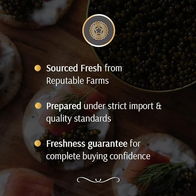 Siberian Osetra Aurora Black Caviar Gift Set