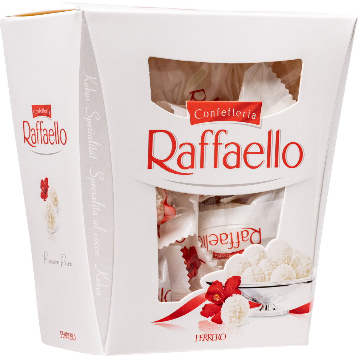 Ferrero Raffaello Coconut Almond Wafer Candy Gift Box, 22 Pieces, 8.05 oz (230 g)