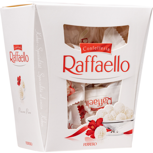Ferrero Raffaello Coconut Almond Wafer Candy Gift Box, 22 Pieces, 8.05 oz (230 g)