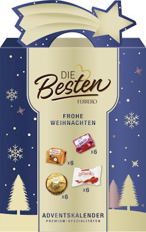 Ferrero, Besten Premium Holiday Adventskalender, 251g/8.85oz (Pack of 7)