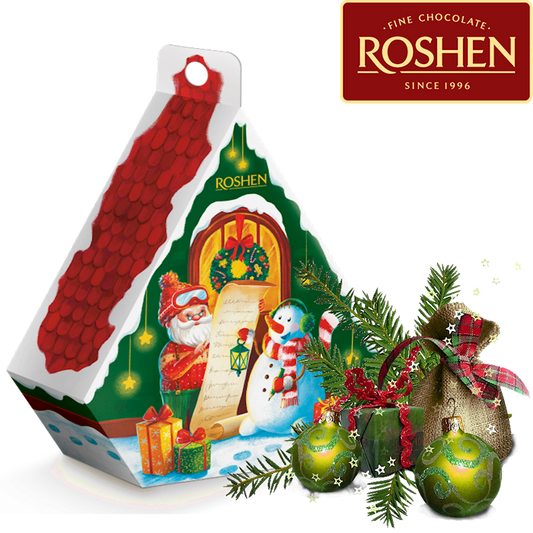 Roshen, "Sweet House" Holiday Candy Assortment Gift Set, 274g/9.67oz (Pack of 10)