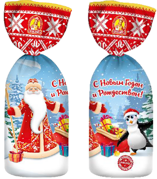 Slavyanka, "Favorite Gift from Slavyanka" Holiday Candy Assortment Gift Set, 482g/17oz (Pack of 8)