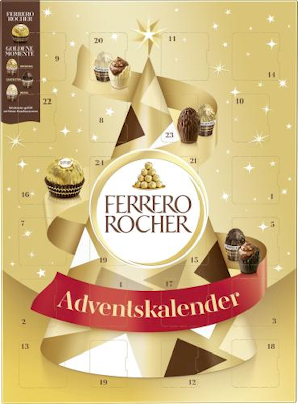 Ferrero Collection, Golden Moments Holiday Adventskalender, 258g/9.1oz (Pack of 6)