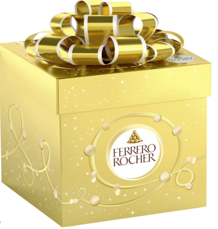 Ferrero Rocher, Holiday Candy Gift Box, 225g/7.94oz (Pack of 6)