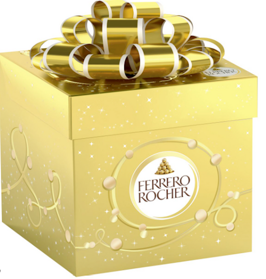 Ferrero Rocher, Holiday Candy Gift Box, 225g/7.94oz (Pack of 6)