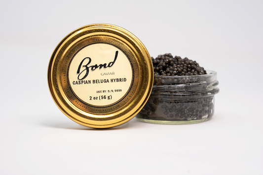 Beluga Caspian Hybrid Black Caviar (Metal Tin/Glass Jar)