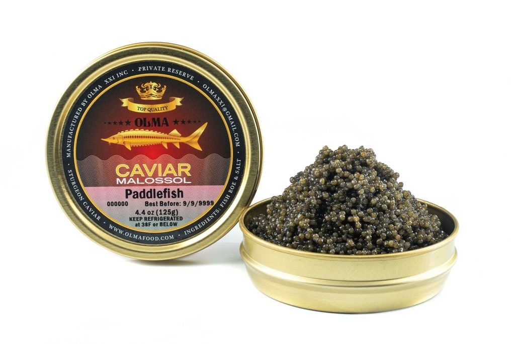 Paddlefish Black Caviar (Metal Tin/Glass Jar)