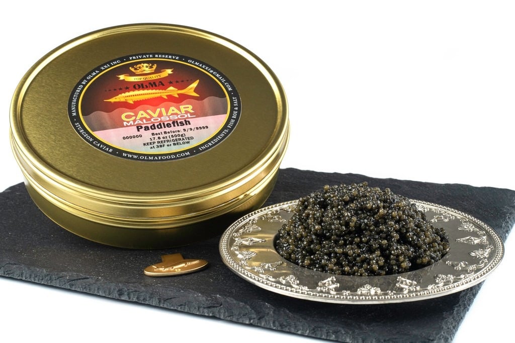 Paddlefish Black Caviar (Metal Tin/Glass Jar)