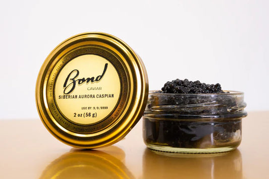 Siberian Osetra Aurora Caspian Black Caviar (Metal Tin/Glass Jar)