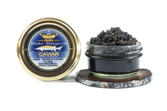 White Sturgeon Black Caviar (Metal Tin/Glass Jar)