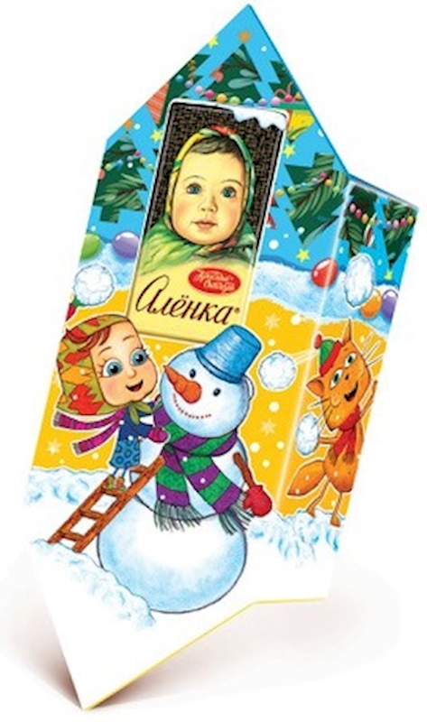 Krasnyi Oktyabr, Alenka "Konfeta" Holiday Candy Gift Set, 301g/10.62oz (Pack of 10)