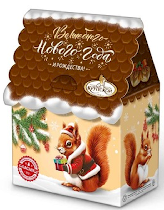 Factory Krupskaya, Belochka Holiday Candy Assortment Gift Set, 239g/8.43oz (Pack of 12)