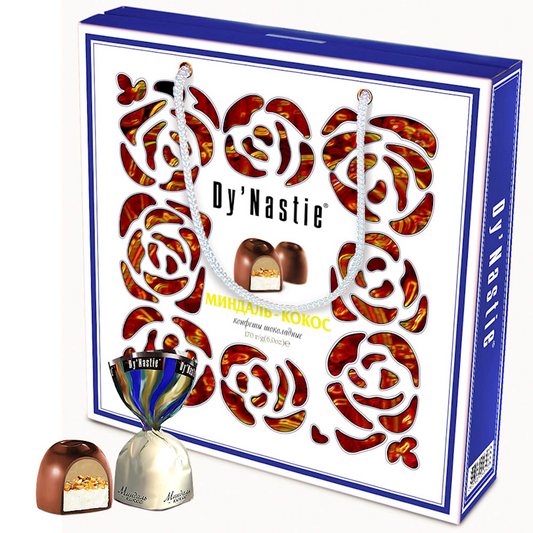 Dy'Nastie, Almond-Coconut Holiday Collection Chocolate Candy Assortment, 170g/6oz (Pack of 5)