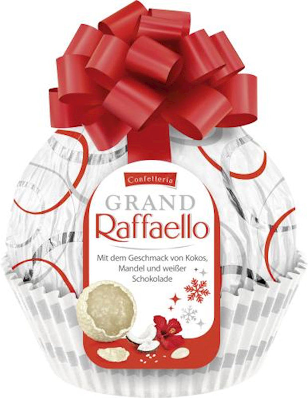 Ferrero, Holiday Grand Raffaello Confetteria, 125g/4.41oz (Pack of 8)