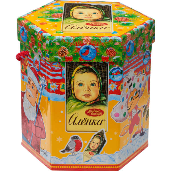 Krasnyi Oktyabr, Alenka "Precious Moments" Holiday Candy Gift Set, 400g/14.11oz (Pack of 5)